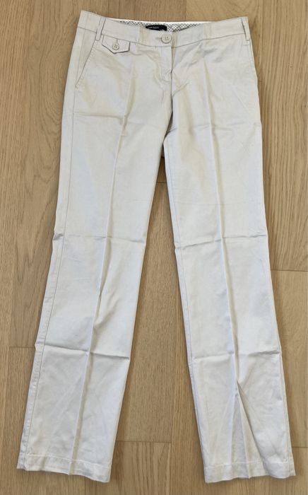 Spodnie beżowe proste Mango r. 40