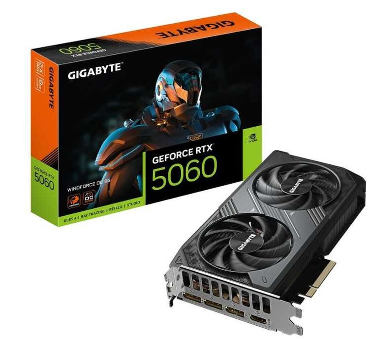 Placa gráfica Gigabyte GeForce RTX 5060 WINDFORCE OC 8GB - SELADA