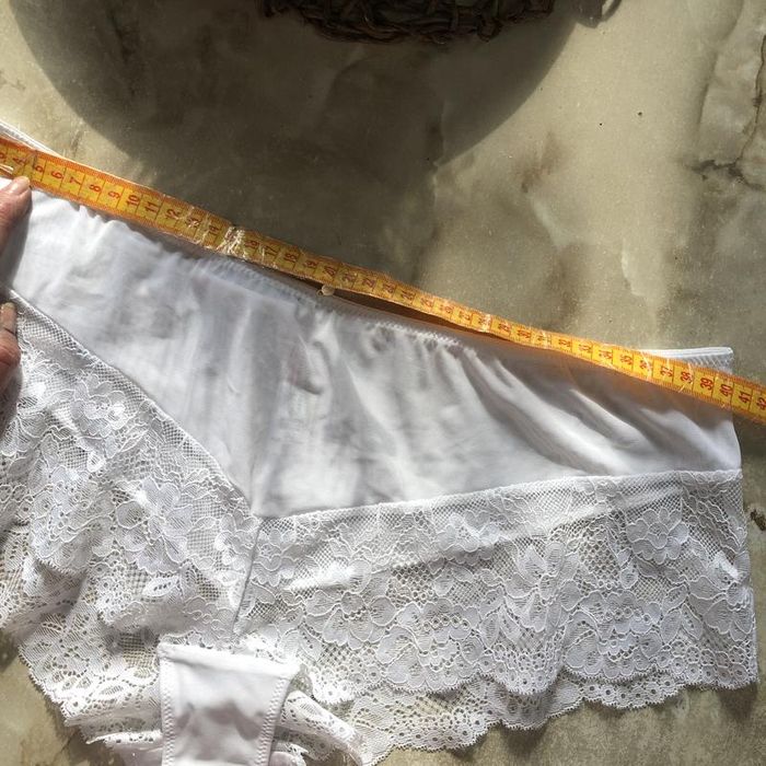 Білі трусики з мереживом ann summers белые трусики с кружевом xxl