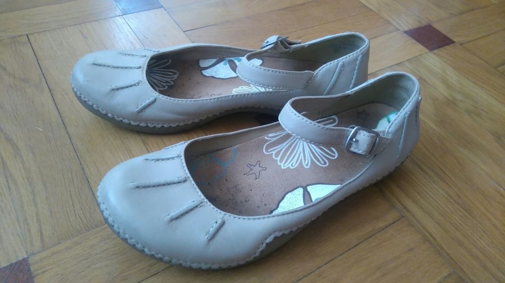 Clarks туфли балетки натуральная кожа