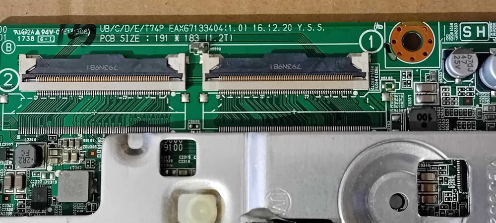 placa tv LG 55uj630v
