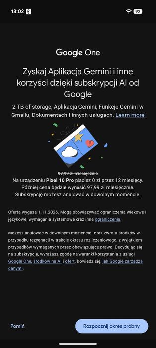 Google Pixel 10 pro XL 16/512gb na IPhone