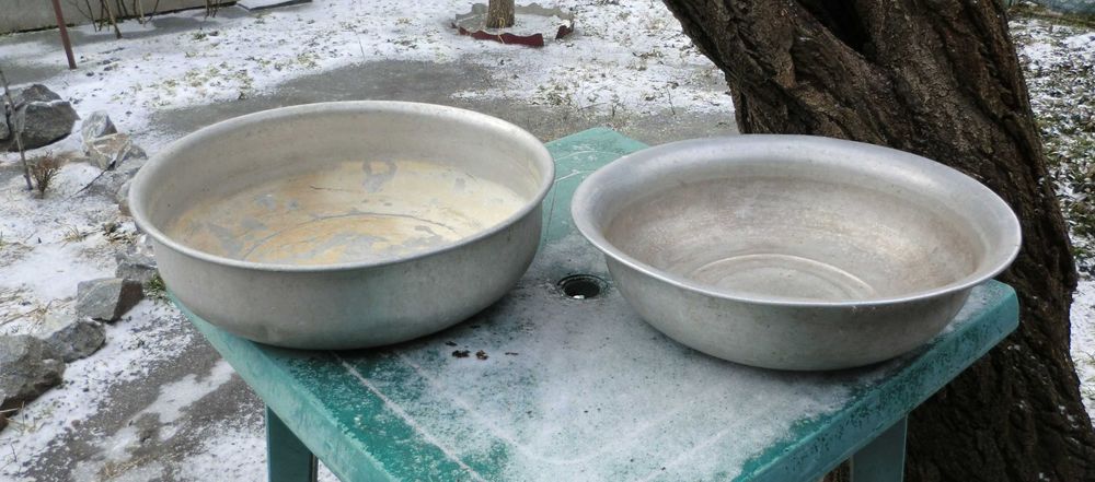 Миска алюмінієва, посуд алюминиевый ссср, две миски, дачи Ермолаевка