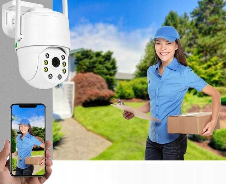 KAMERA Ip wifi zewnętrzna obrotowa 3MP smart ZOOM detekcja wodoodporna