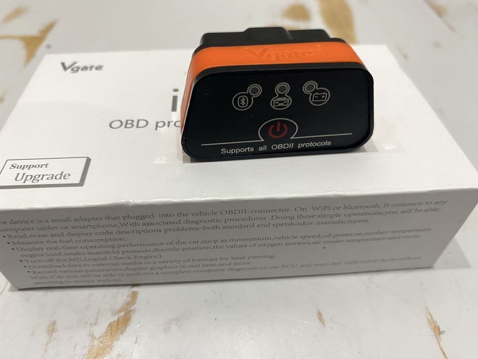 Діагностичний автосканер Vgate iCar2 Bluetooth 3.0 OBD - 2.