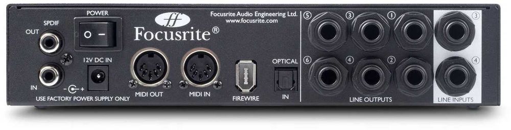 Interface de Áudio Focusrite Saffire PRO 24