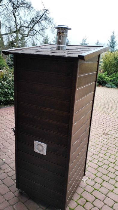 Wędzarnia elektryczna drewniana z szafką