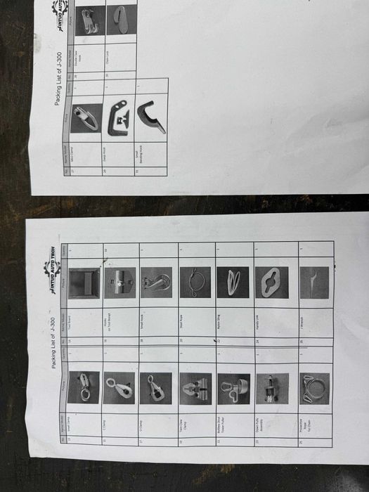 Rama blacharska / maszyna do prostowania karoserii J-300