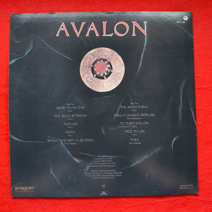 Roxy Music Avalon Vinil