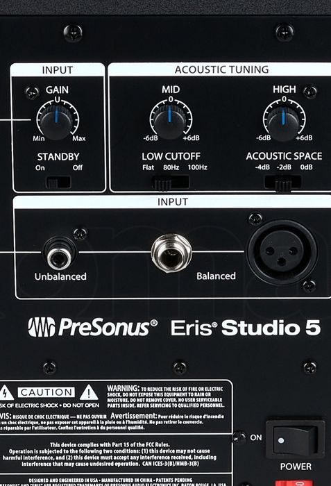 2 Colunas novas Eris Presonus Studio 5  com Bluetooth