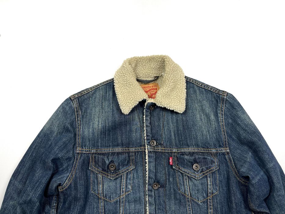 Джинсова куртка шерпа Levis  теді