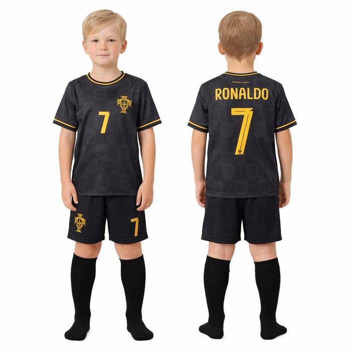 Strój / komplet piłkarski Ronaldo Portugalia rozm. 128 + getry