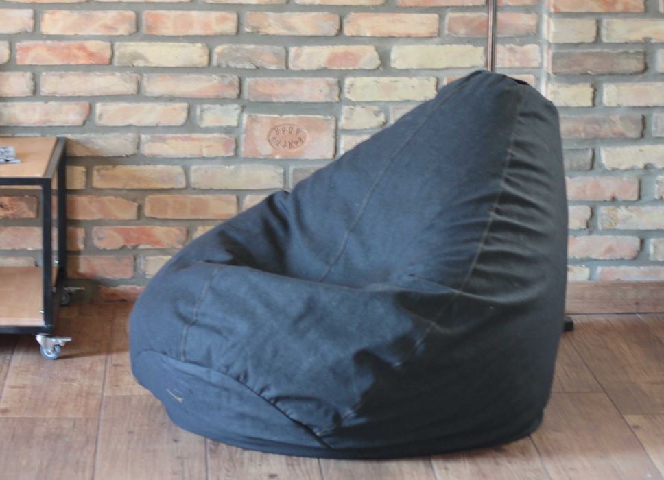 Дизайнерське  Крісло мішок,  Джинсове, XXXL Чесна ціна, є в наявності.