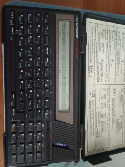 Programowalny kalkulator  Komputer HANDHELD TEXAS INSTRUMENTS TI-74