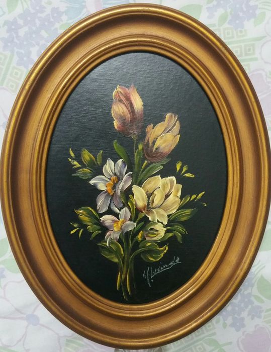 Quadros com motivos florais