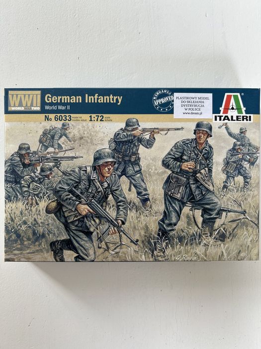 Figurki wojsko żołnierze wermacht modele Italeri 6033