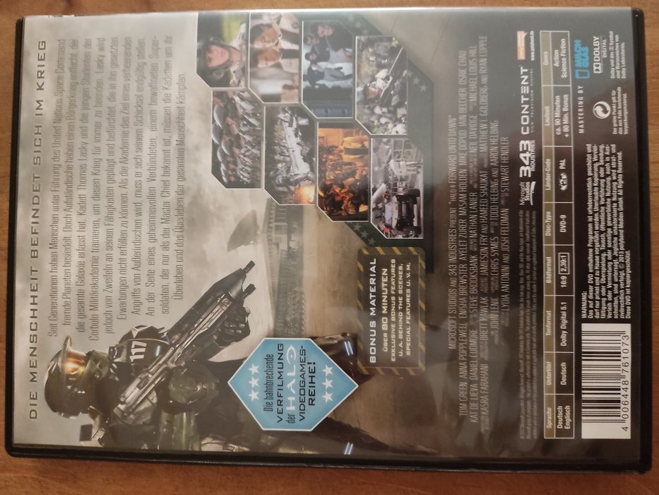 Halo forward unto dawn dvd