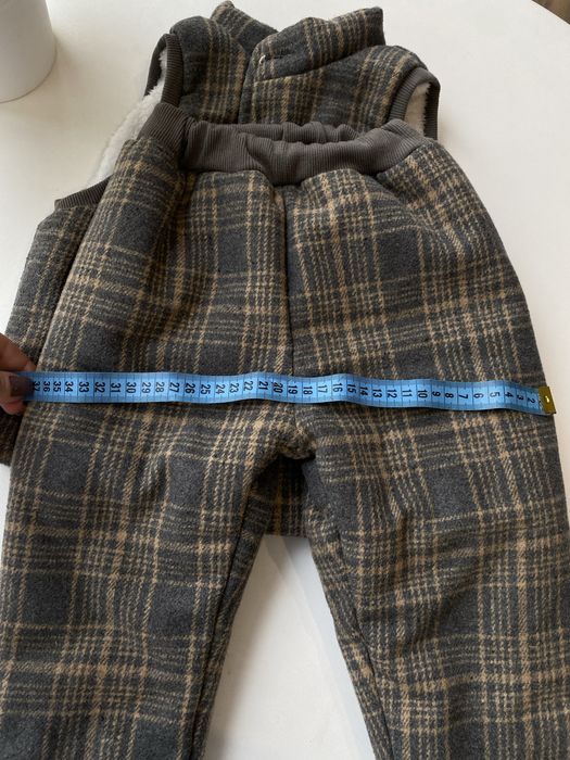Костюм зимовий в клітинку