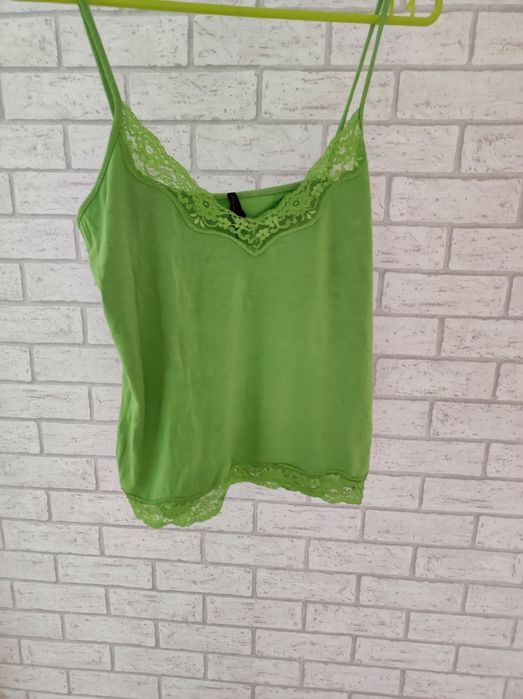 Crop top zielony bluzeczka