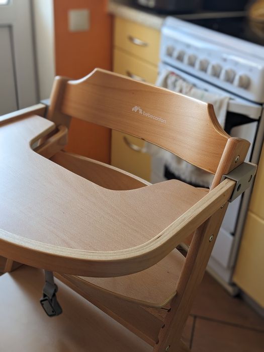Стільчик для годування з вкладишем BEBE CONFORT Timba Natural Wood, шезлонг