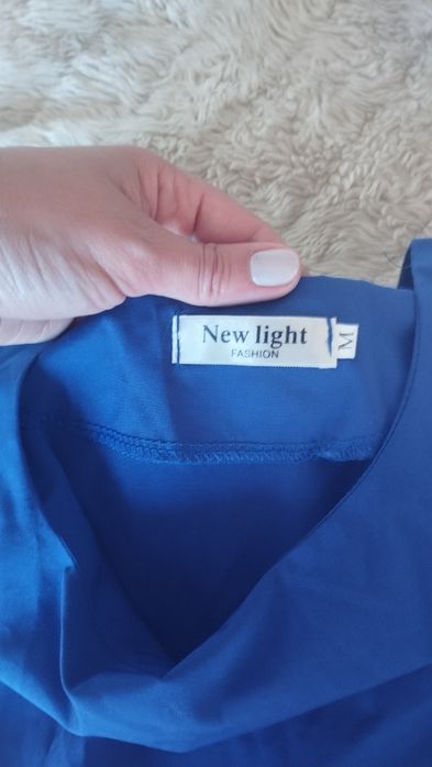 Vestido alças azulão M ultra leve