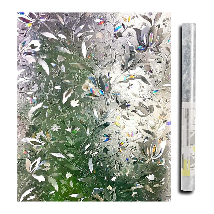 Folia okienna przezroczysta 44,5×200 cm efekt tęczy