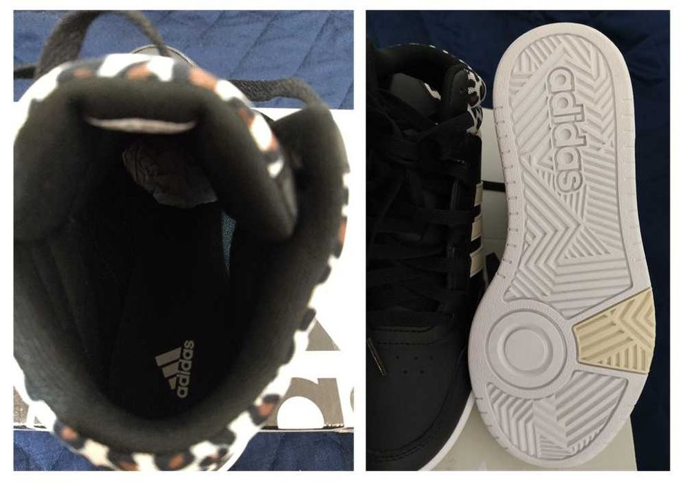 Adidas hoops 3.0 mid sapatilhas para mulher (308)