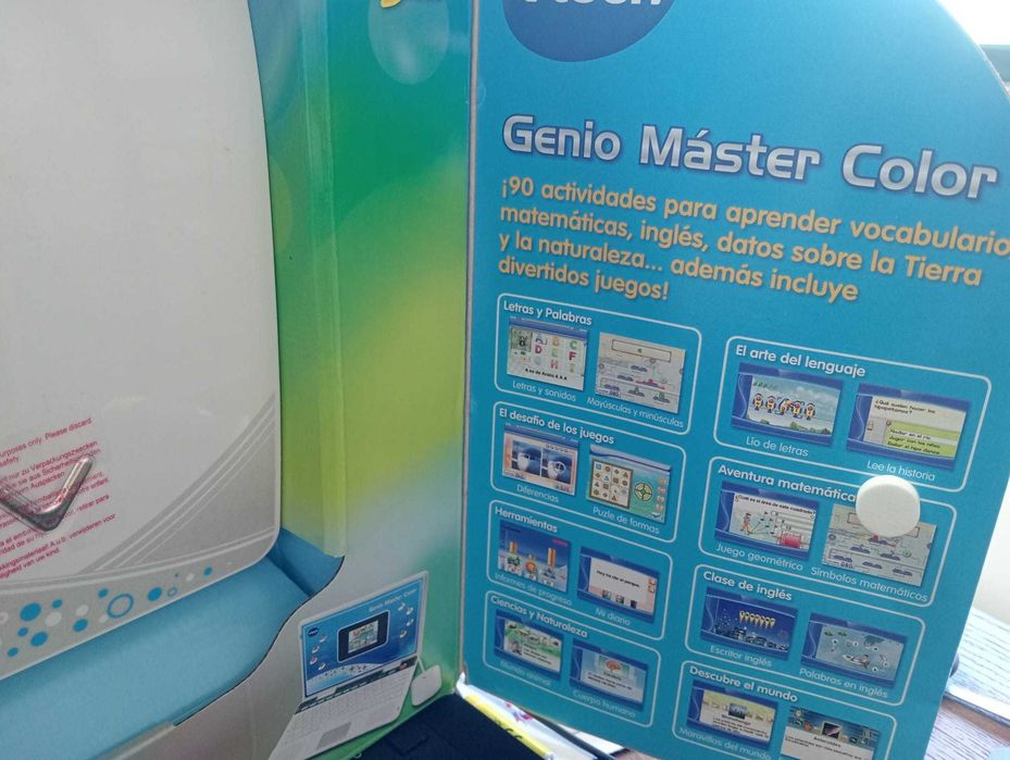 Computador Infantil VTech Genio Máster Color Bilingue (Inglês/Espanhol)