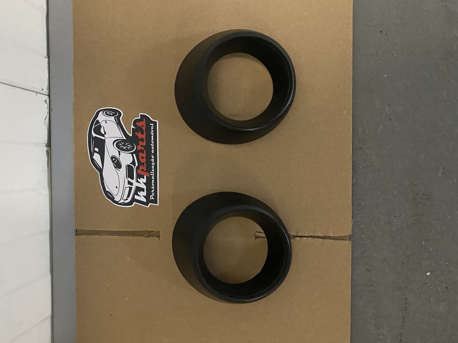 SUPORTES MOLDURAS ENCAIXES FARÓIS DE NEVOEIRO FIAT 500 ABARTH NOVOS