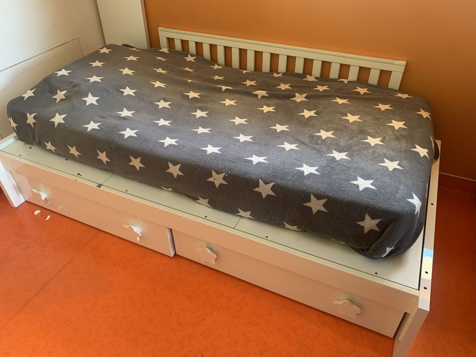 Conjunto conversível TRAMA Combi berço/cama+secretária