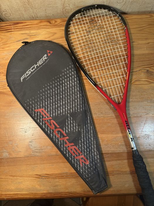 Zestaw do squasha | Rakieta Fischer Attack i Activemach | Piłki