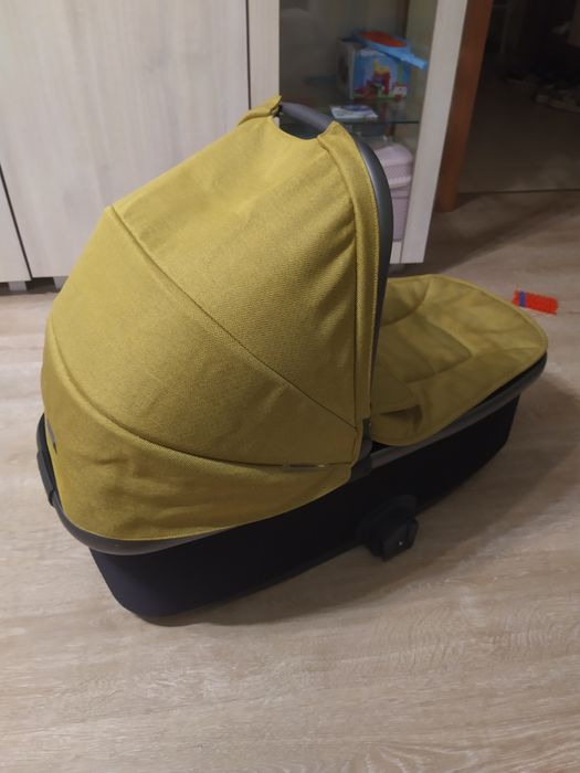 Люлька BabyStyle Oyster 3 / Zero Mustard з адаптерами на каляску