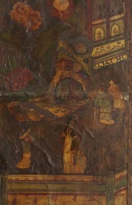 MAGNÍFICO BIOMBO DINASTIA MING  (1368/1644)