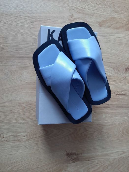 Klapki na grubej podeszwie kazar 40