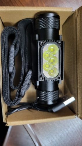 Налобний ліхтар Sololandor (Sofirn) H05A 5-Cree XP-G2 USB-C 18650