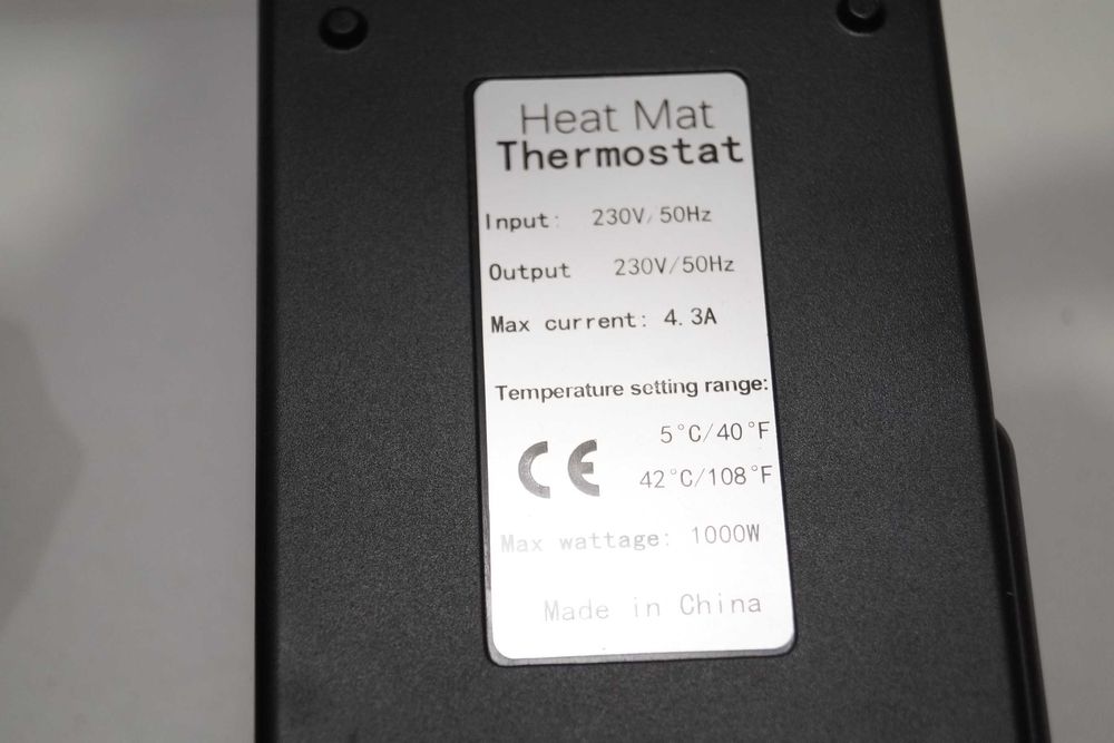 RIOGOO Zestaw mata grzewcza do szklarni sterownik maty 25cm x 53cm