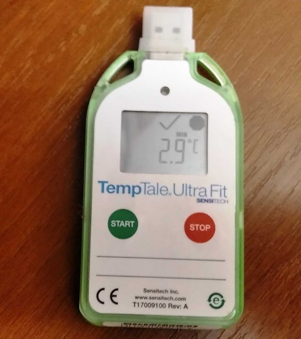 Реєстратор температури TempTale Ultra Fit. Логгер , термометр. Б/в.