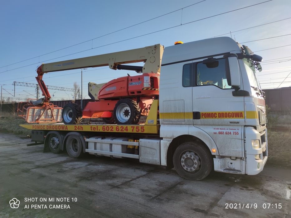 Wynajem podnośników  koszowych  Genie JLG