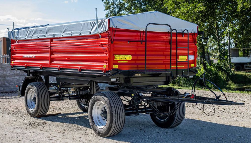 22Przyczepa Rolnicza HL HW 3 Stronny Wywrot 6011 Ładowność 8 T HW 8011