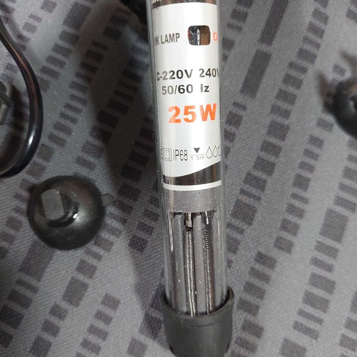 Автоматический нагреватель для аквариума с термостатом 25 Вт