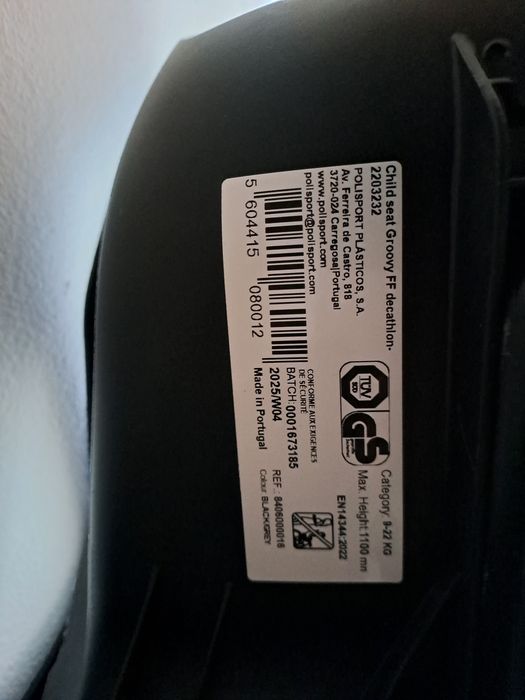 Cadeira de bicicleta criança Polisport Groovy FF – até 22 kg