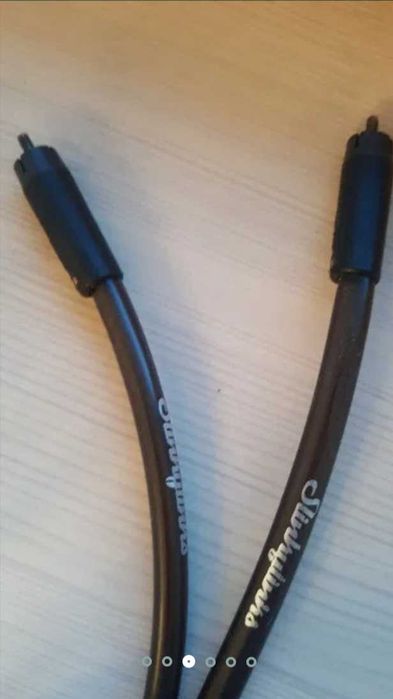 уникальный межблочный Slinkylinks (Австралия), RCA, 1 м, серебро