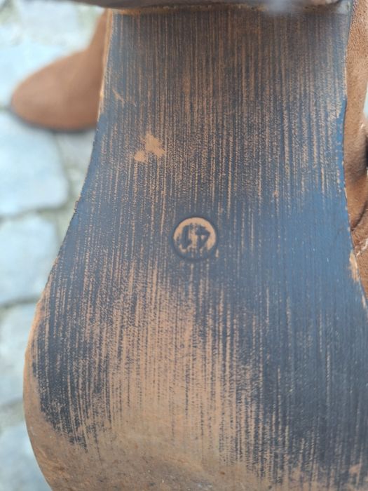 Botas de salto castanhas