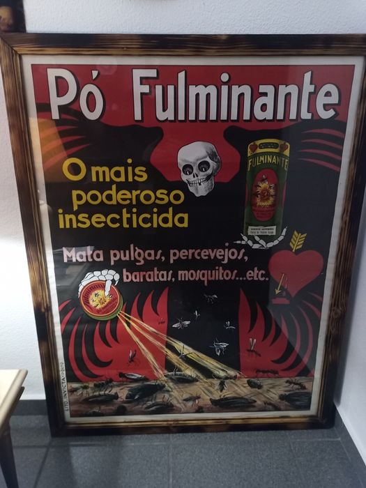 Anúncio antigo " Pó Fulminante"