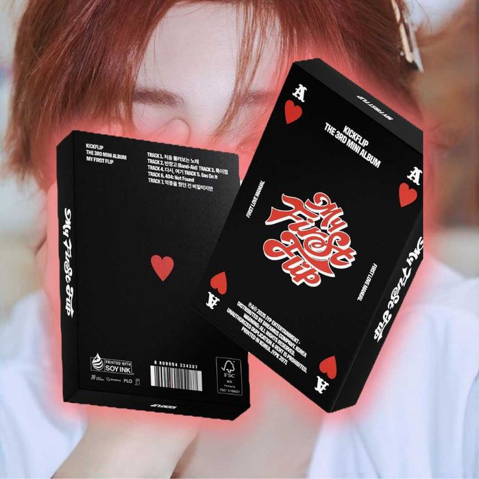 Офіційний запакований kpop кпоп альбом KICKFLIP My first flip PLATFORM ver