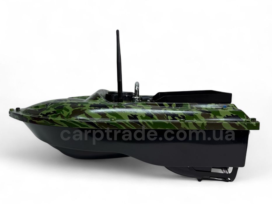 Короповий кораблик New Flytec Carbon/Camo GPS на 16 ТОЧОК, АВТОПІЛОТ