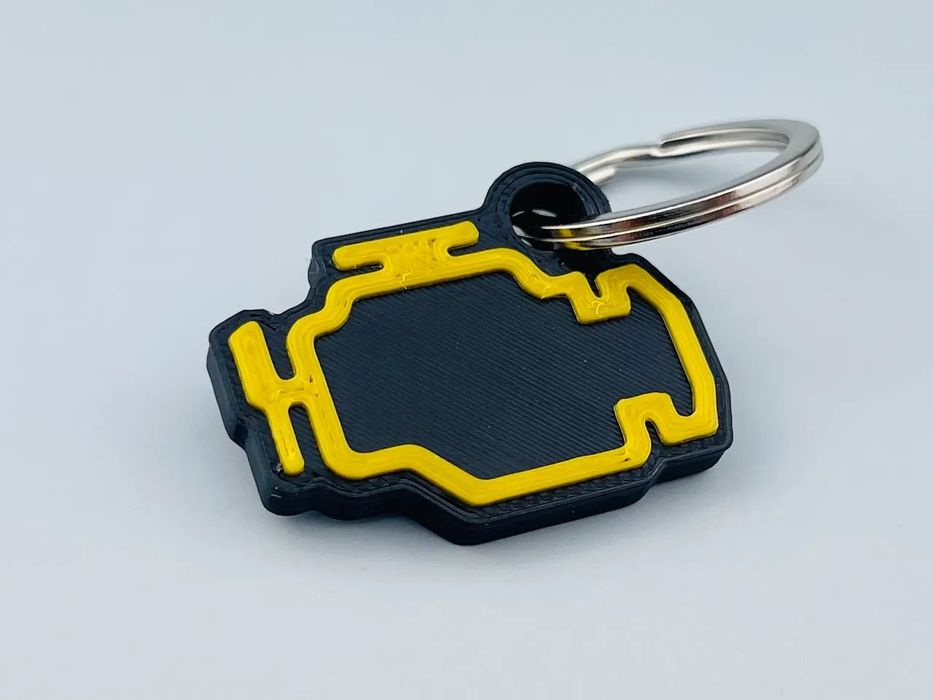 Brelok do kluczy Check Engine, Druk 3D