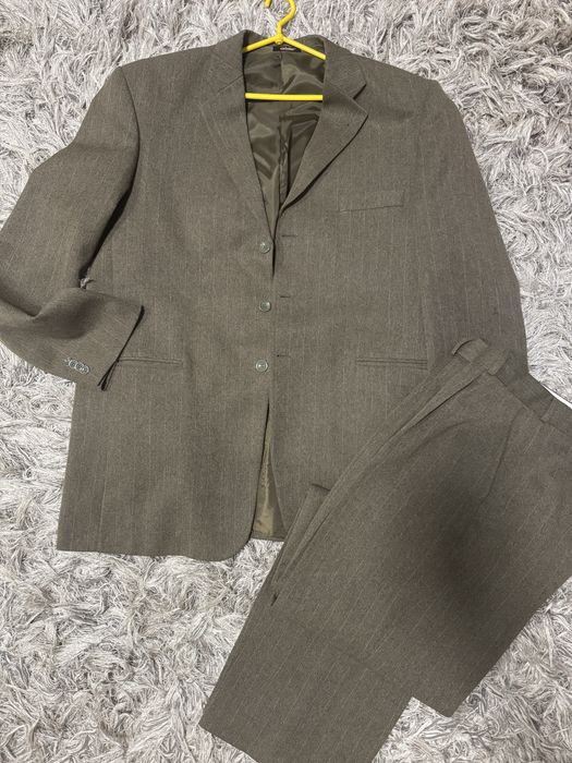 Класичний вовняний костюм великого розміру moda senfoni