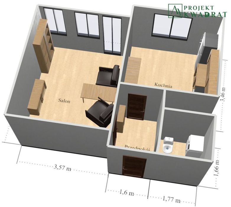 Kawalerka 36,6 m² | Osiedle Kopernika | Balkon