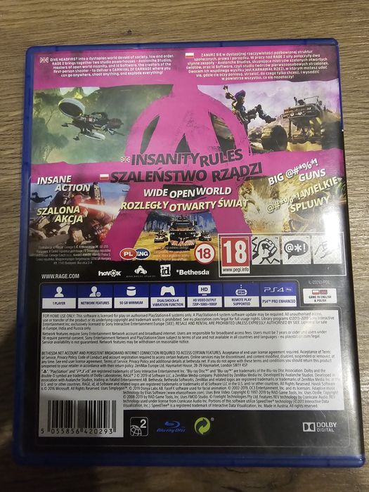 Rage 2 Dubbing PL PS4/PS5